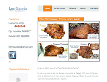 Tablet Screenshot of flambeadas.com